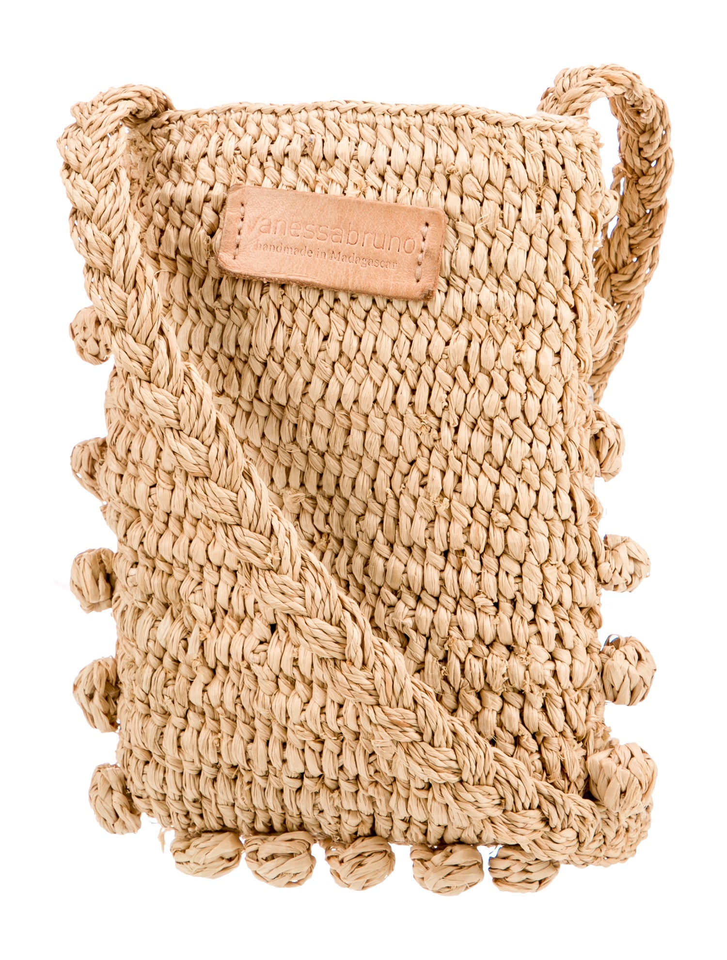 Vanessa Bruno Raffia Crossbody Bag